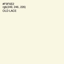 #F9F6E2 - Old Lace Color Image